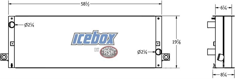 Freightliner Radiator # 701863 Radiators