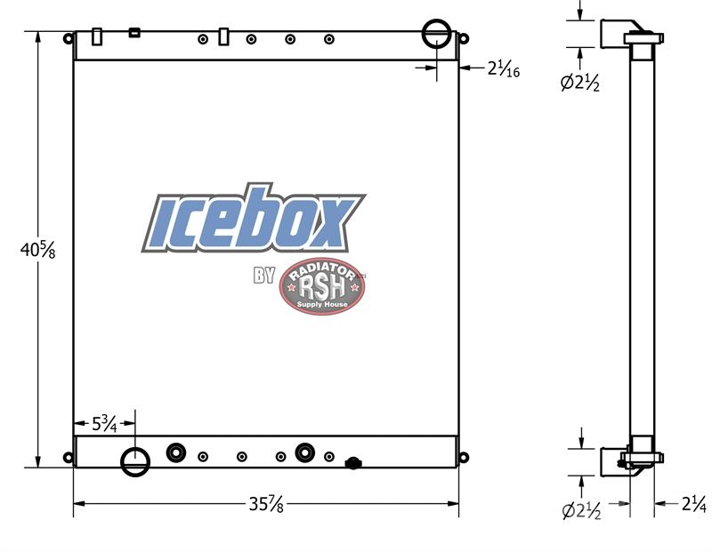 Freightliner Radiator # 601221 Радіатори