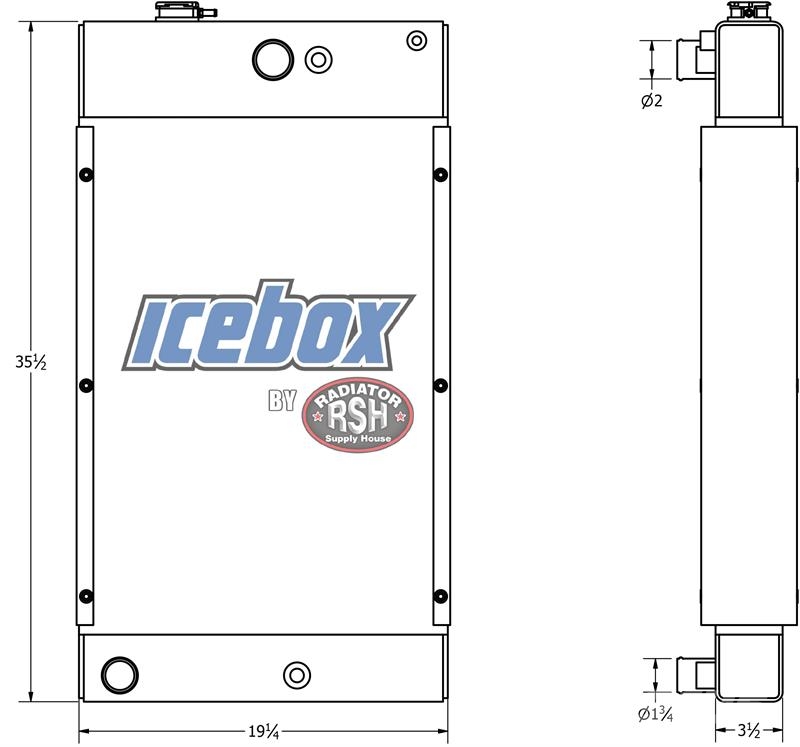 Generator MMG0451F4-05 Radiator # 990176 Radiators