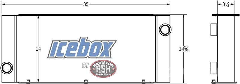 Generator Oil Cooler # 990140 Radiatorji