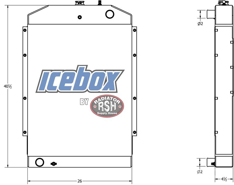 Gradall XI4100 Radiator # 940086 Radiatoare