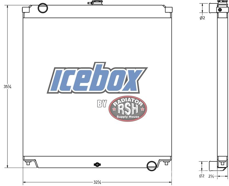 Hitachi 180 Radiator # 870372 Radiadores