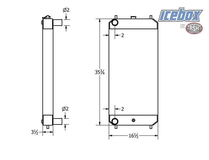 Hitachi Radiator # 871037 Radiadores