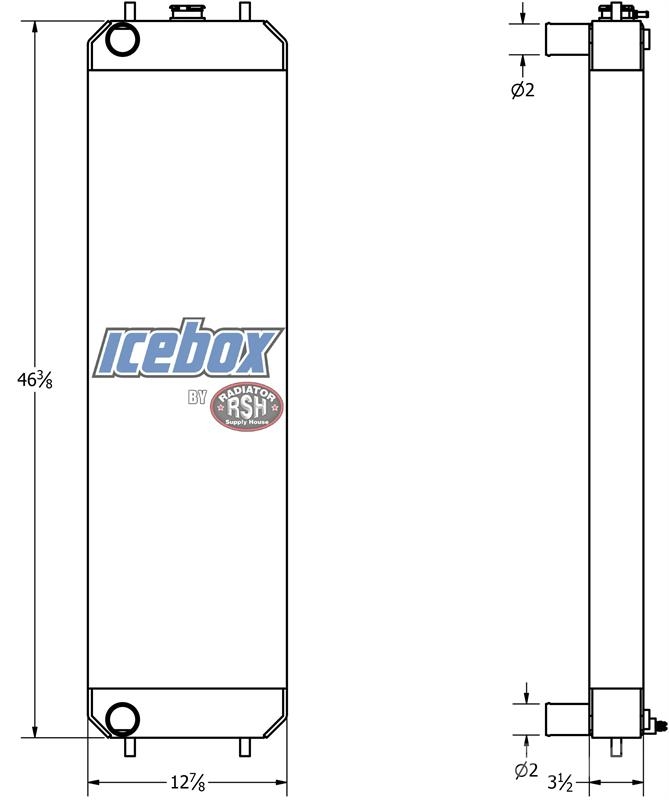 Hitachi ZX270LC-3 Radiator # 870364 Radiadores