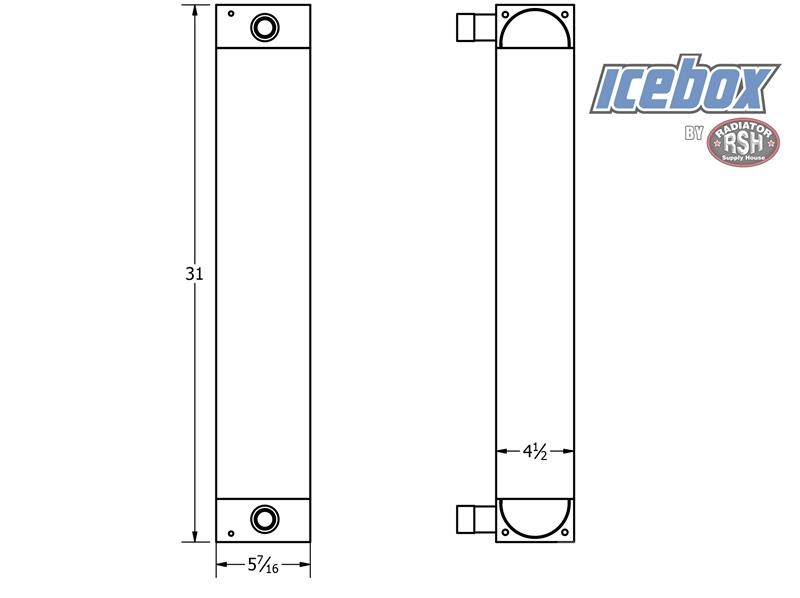 Hyster H190HD Oil Cooler # 940221 مشعات