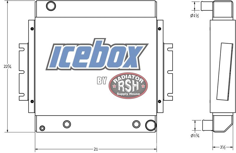 Hyster Radiator # 940170 مشعات