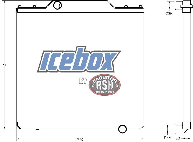 International 9900I / Prostar Radiator # 603210 Radiatoare