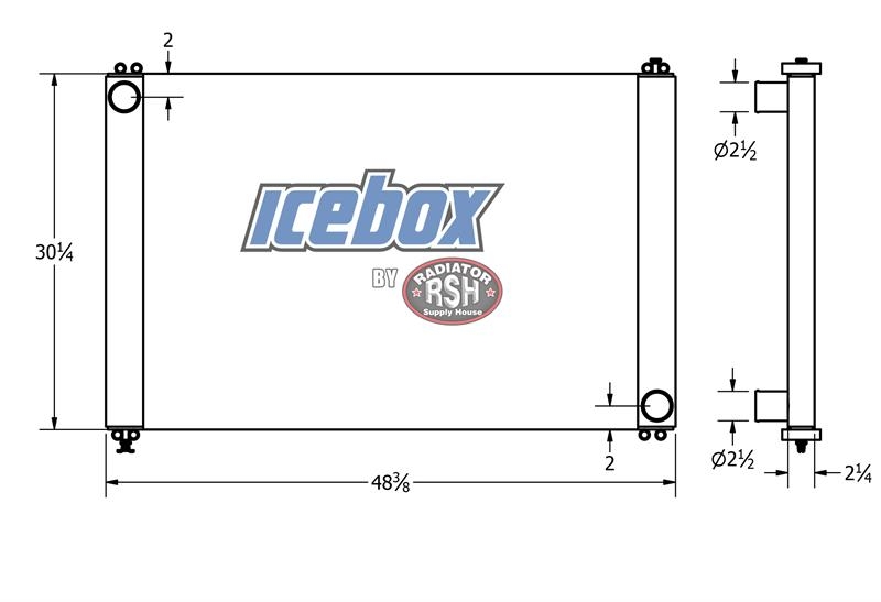 International / Navistar Radiator # 603955 Radiators