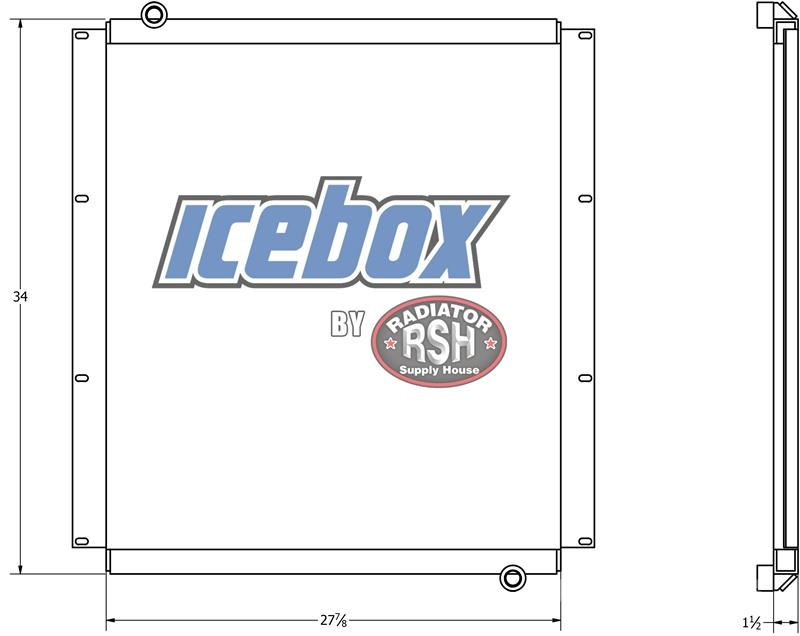 International Oil Cooler # 603569 Radiadores