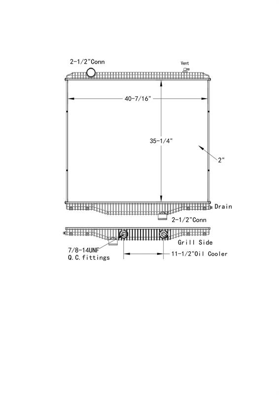 International Radiator # 603164 Radiators