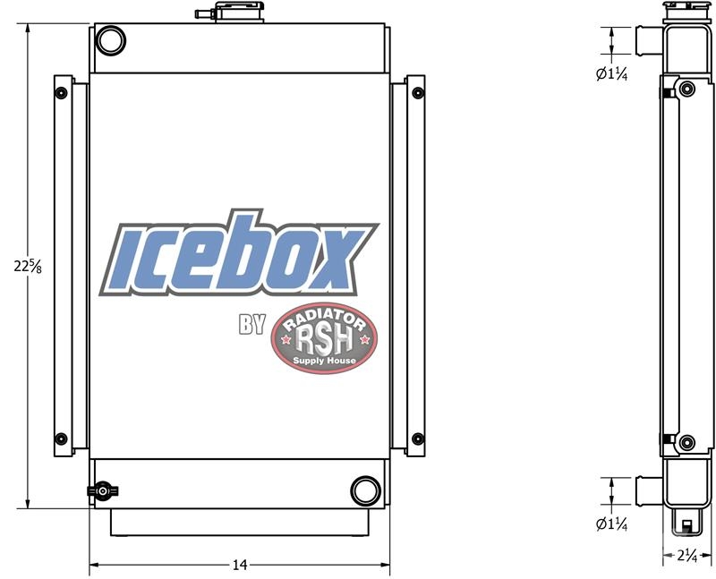 Isuzu Irrigation Gun Radiator # 602212 Radiadores