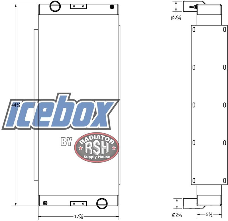 Jaw FT2650, Jaw-03 Radiator # 890344 Radiators