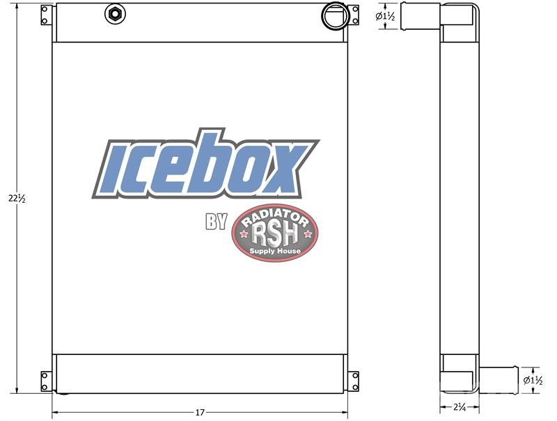 JCB 212s Radiator # 890096 Radiadores