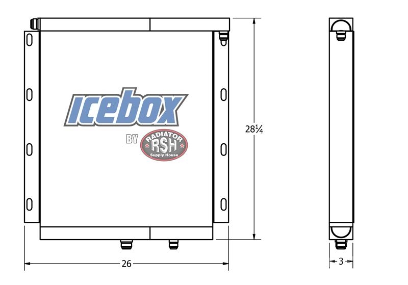 JLG G9-43A, G10-43A Oil Cooler # 890133 Radiadores