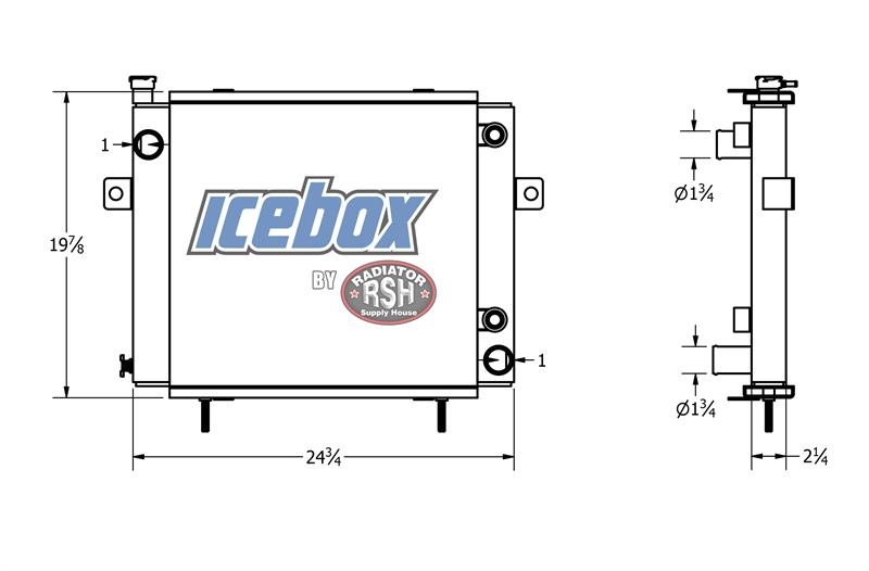 JLG Skytrak Radiator # 890129 Radiadores