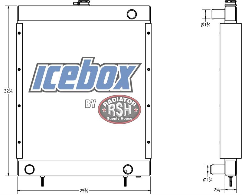 JLG Telehandler Radiator # 890423 Radiadores