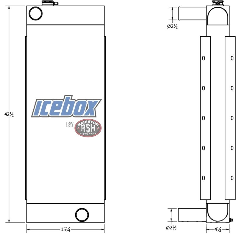 John Deere 648G3, 340G3 Radiator # 870191 Radiadores