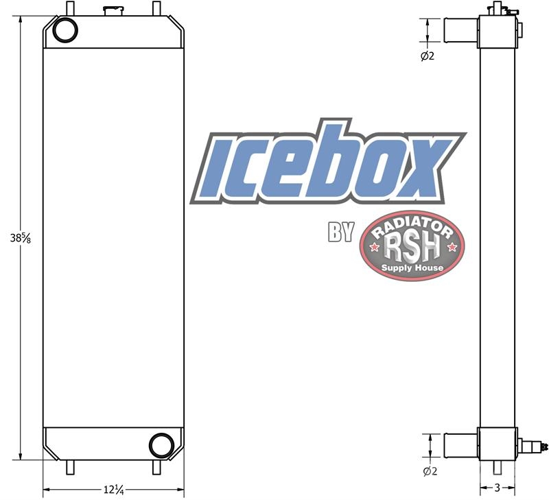 John Deere Radiator # 871030 Radiadores