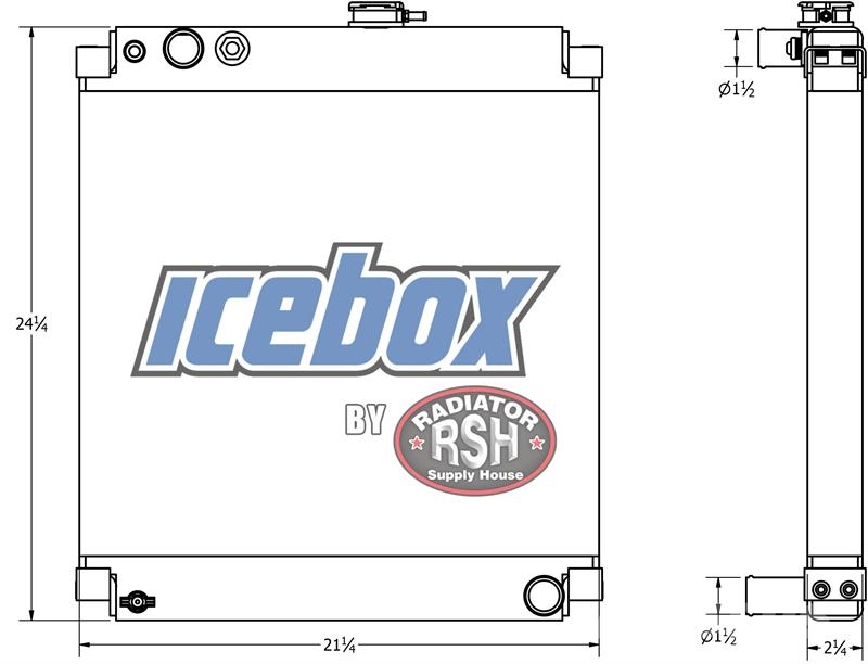 JR Sonata Generator Radiator # 990171 Radiátory