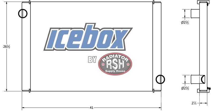 Kenworth T-3 Radiator # 604622 Radiatoren