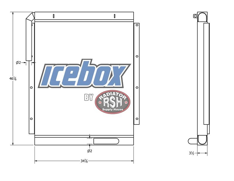 Kobelco SK300-4 Oil Cooler # 927548 Radiatorer