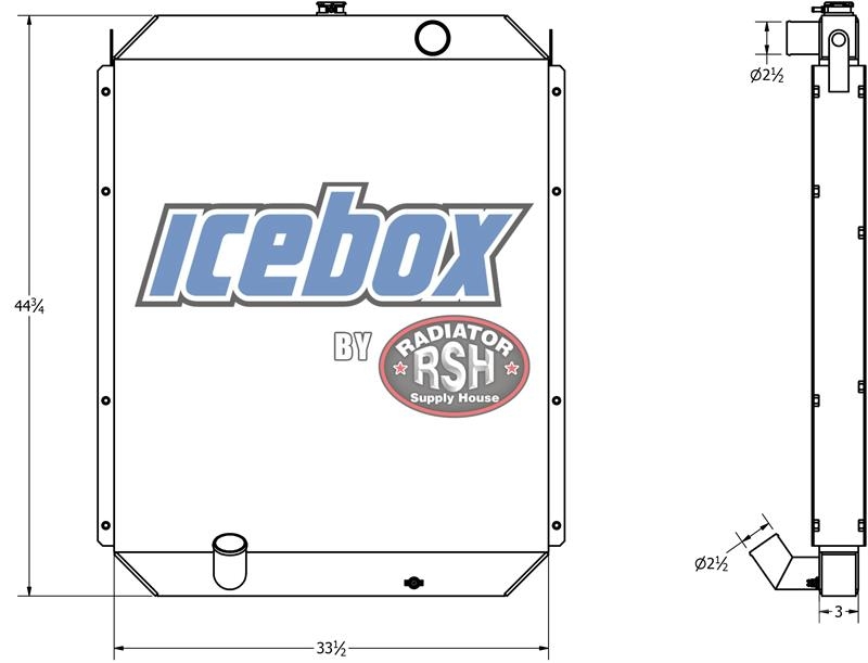 Kobelco SK300 Radiator # 927510 مشعات