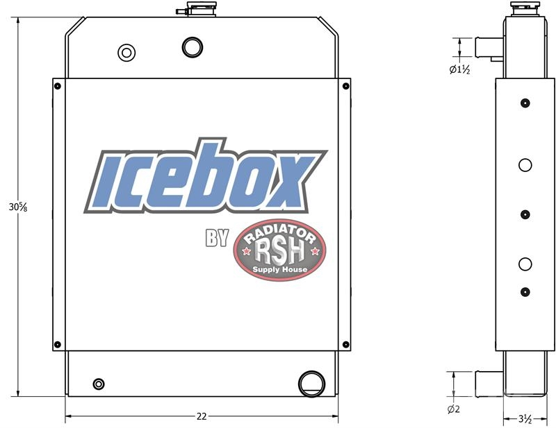 Kohler Generator Radiator # 990205 Radiatoare