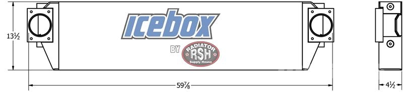 Komatsu D155AX-6 Charge Air Cooler # 930174 Radiadores