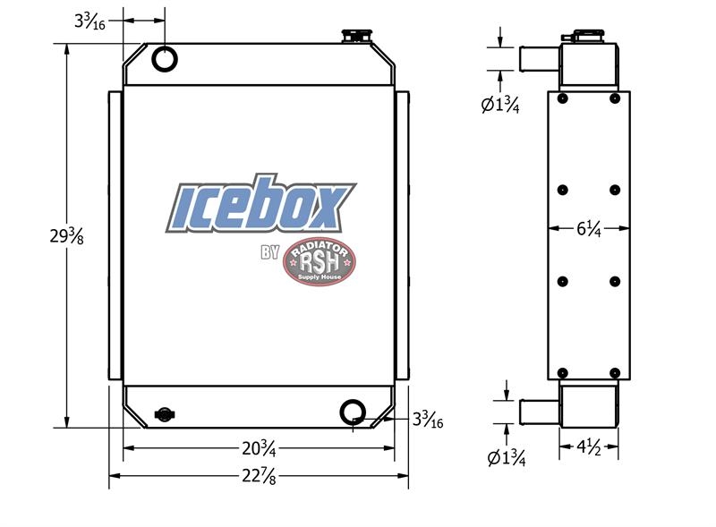 Kubota Chipper Radiator # 820095 Радиатори
