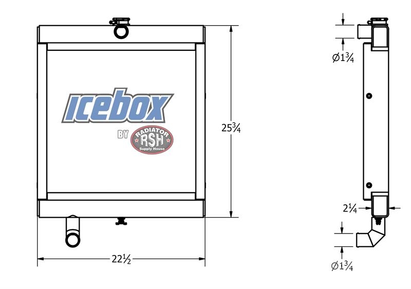 LeRoi 185, C-91 Radiator # 840150 Radiators
