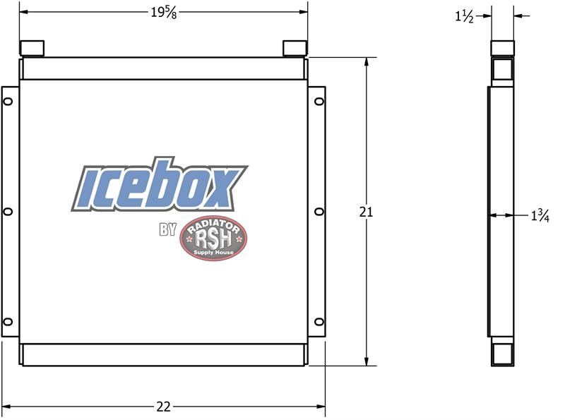 Lull Telehandler Oil Cooler # 940167 مشعات