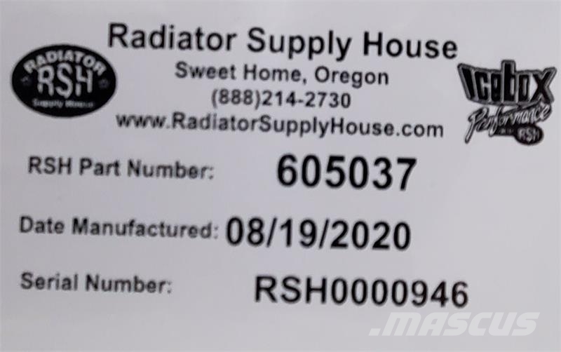 Mack MR Radiator # 605037 Radyatörler