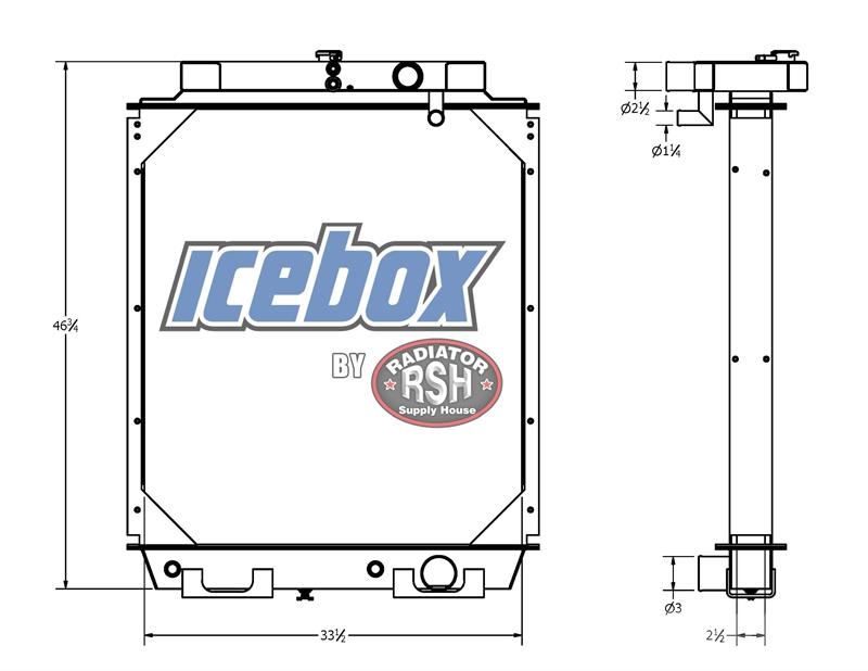 Mack Radiator # 605000 مشعات