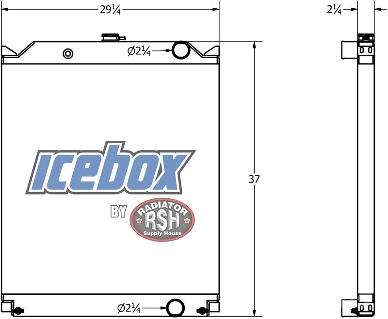 MultiQuip DCA150 Radiator # 990169 Radiadores