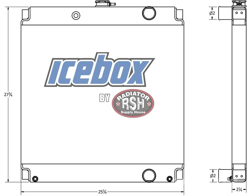 MultiQuip DCA70SSJU3 Radiator # 990381 مشعات