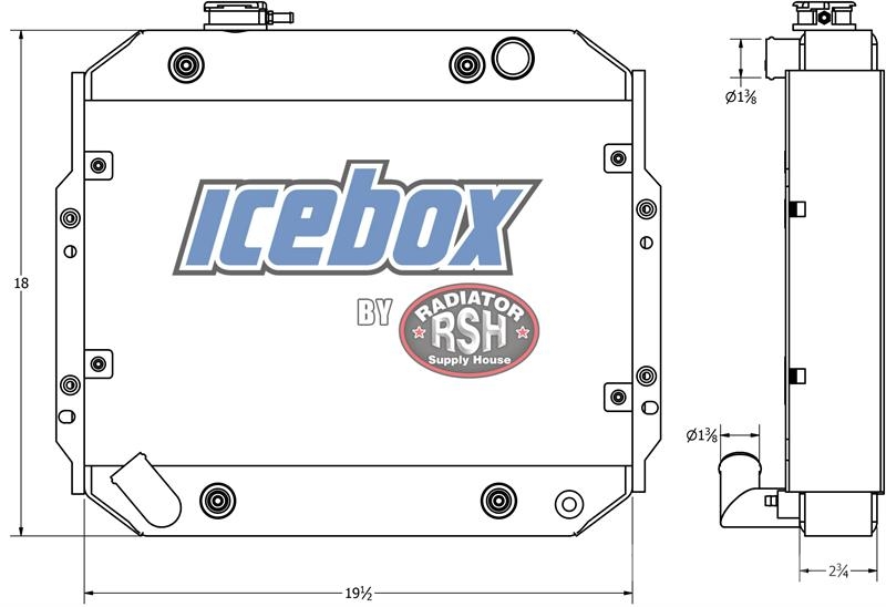 Nissan Forklift Radiator # 940106 Radiadores