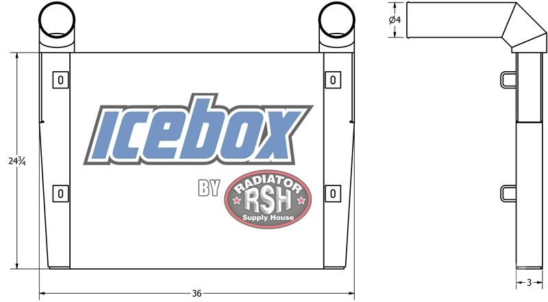 Oshkosh Charge Air Cooler # 740127 مشعات