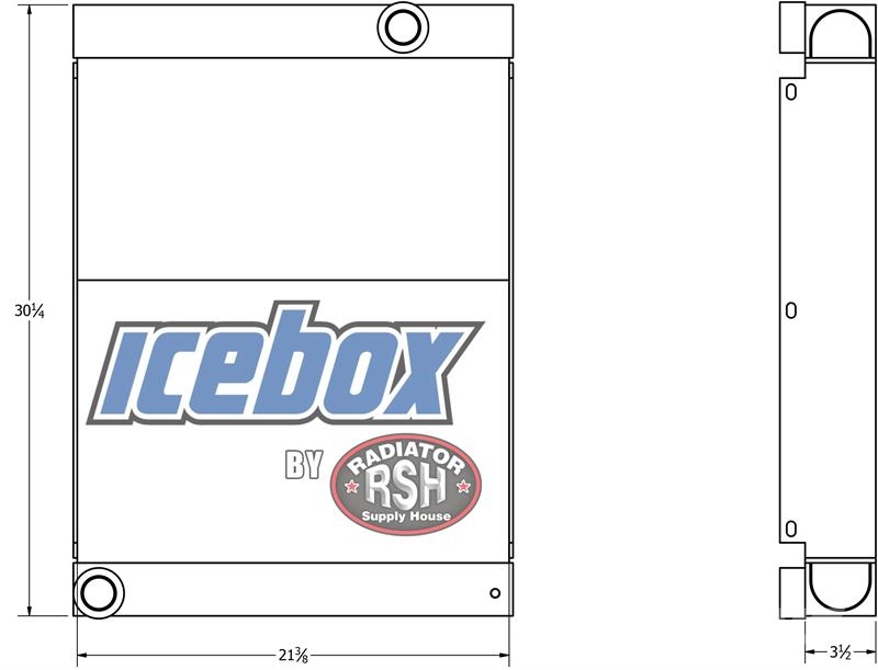 Oxbo 2470 Bean Harvester Oil Cooler # 820205 مشعات