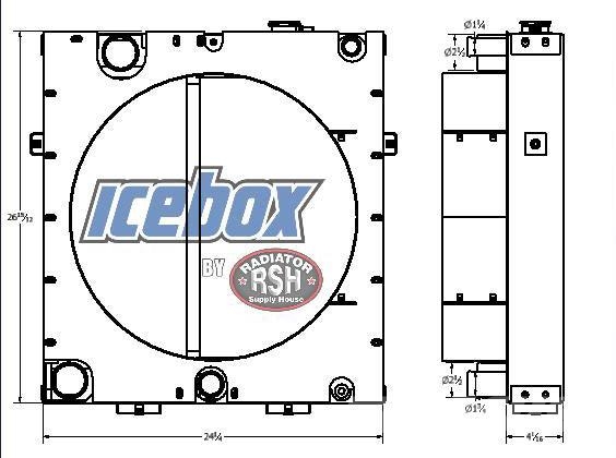 Oxbo Cooling Package # 820260 مشعات