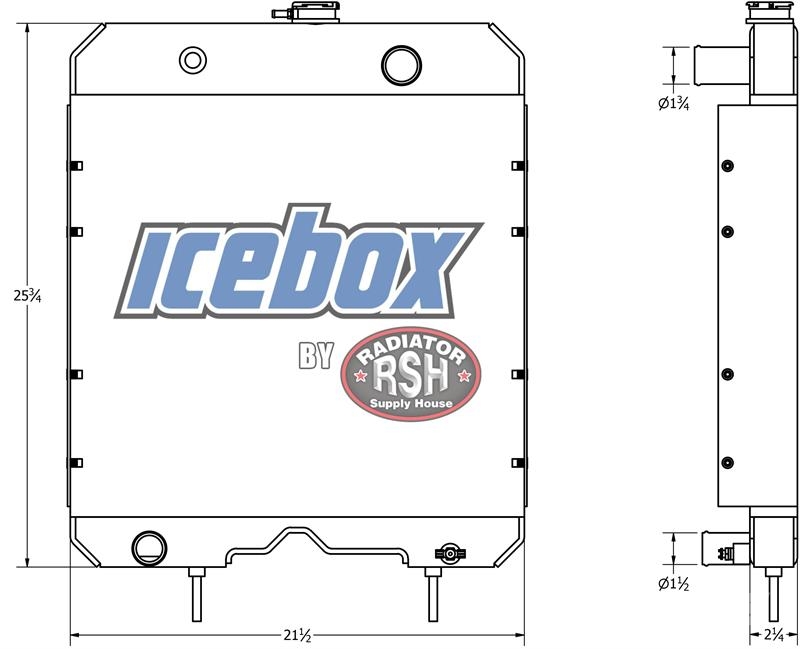 Perkins Radiator # 990079 مشعات