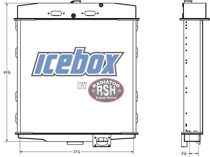 Peterbilt 359 Radiator # 606004 Radiadores