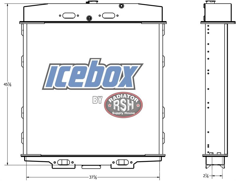 Peterbilt 359 Radiator # 606062 Radiadores