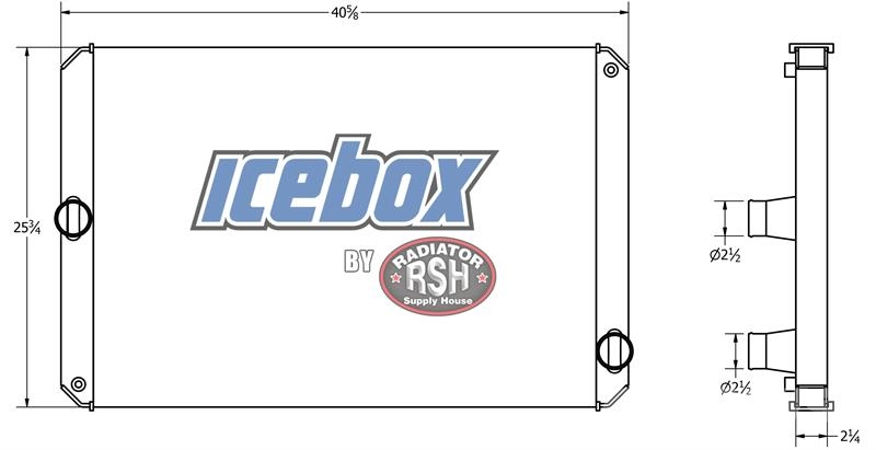 Peterbilt Radiator # 606063 Radiadores