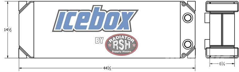 Pioneer 2649 Track Jaw Crusher Oil Cooler # 890946 Radiatoare