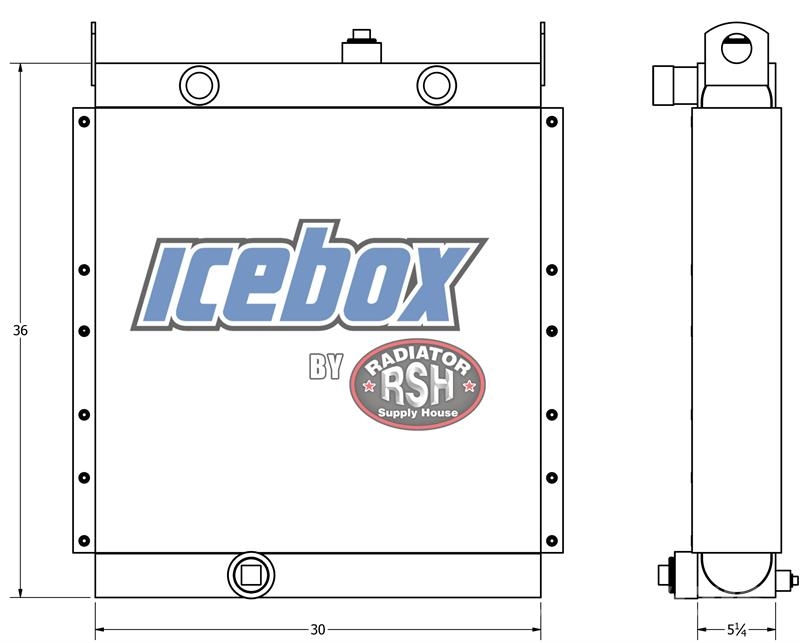 Plant Crusher Oil Cooler # 990423 Radiators