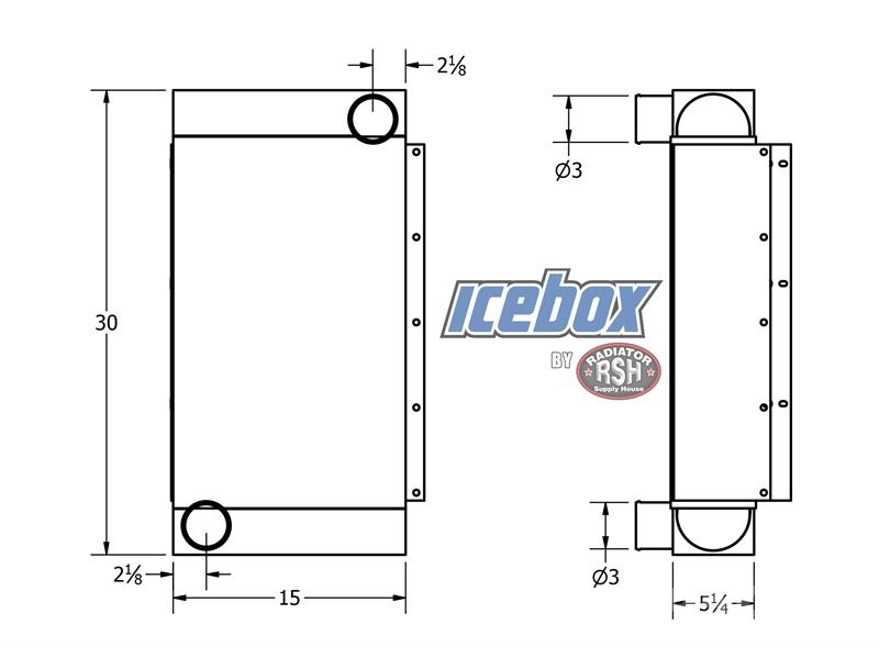 Radiator Supply House Rail Car Charge Air Cooler # Hűtők
