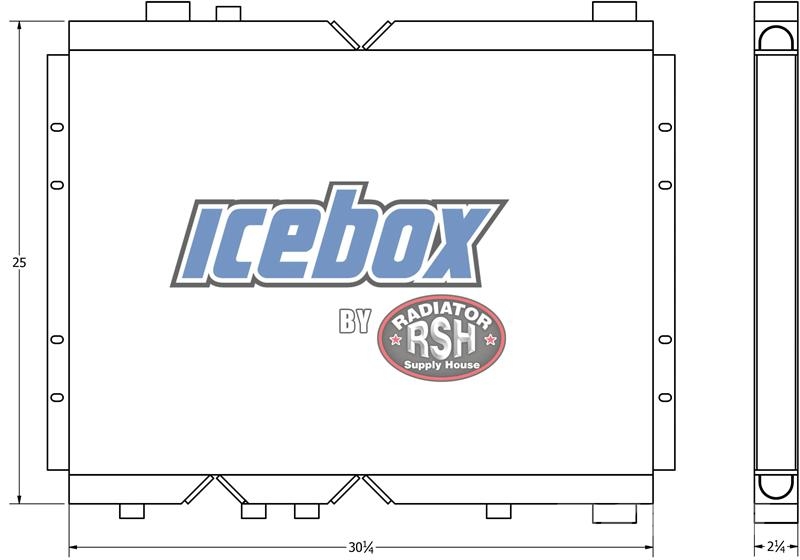 Toyota 4FD150, 4FD180, 4FD200 Radiator # 940223 Radiadores