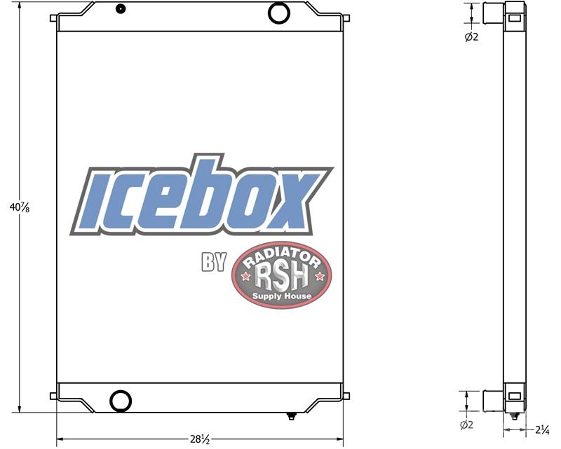 Universal Pump Radiator # 890956 Radiadores