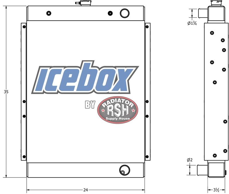 Volvo DB138 Radiator # 890544 Radiadores