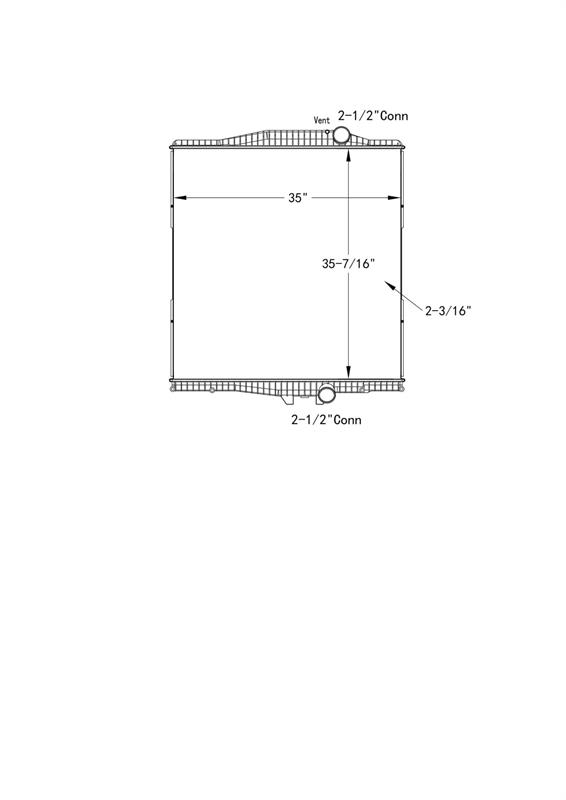 Volvo Radiator # 607026 Radiatorer